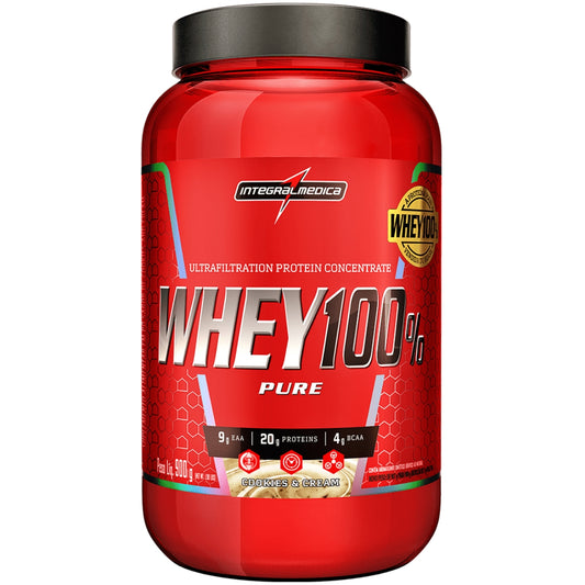 INTEGRALMEDICA - WHEY 100% PURE 900G POTE