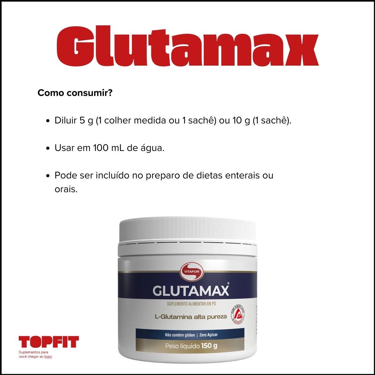 VITAFOR - GLUTAMAX 150G