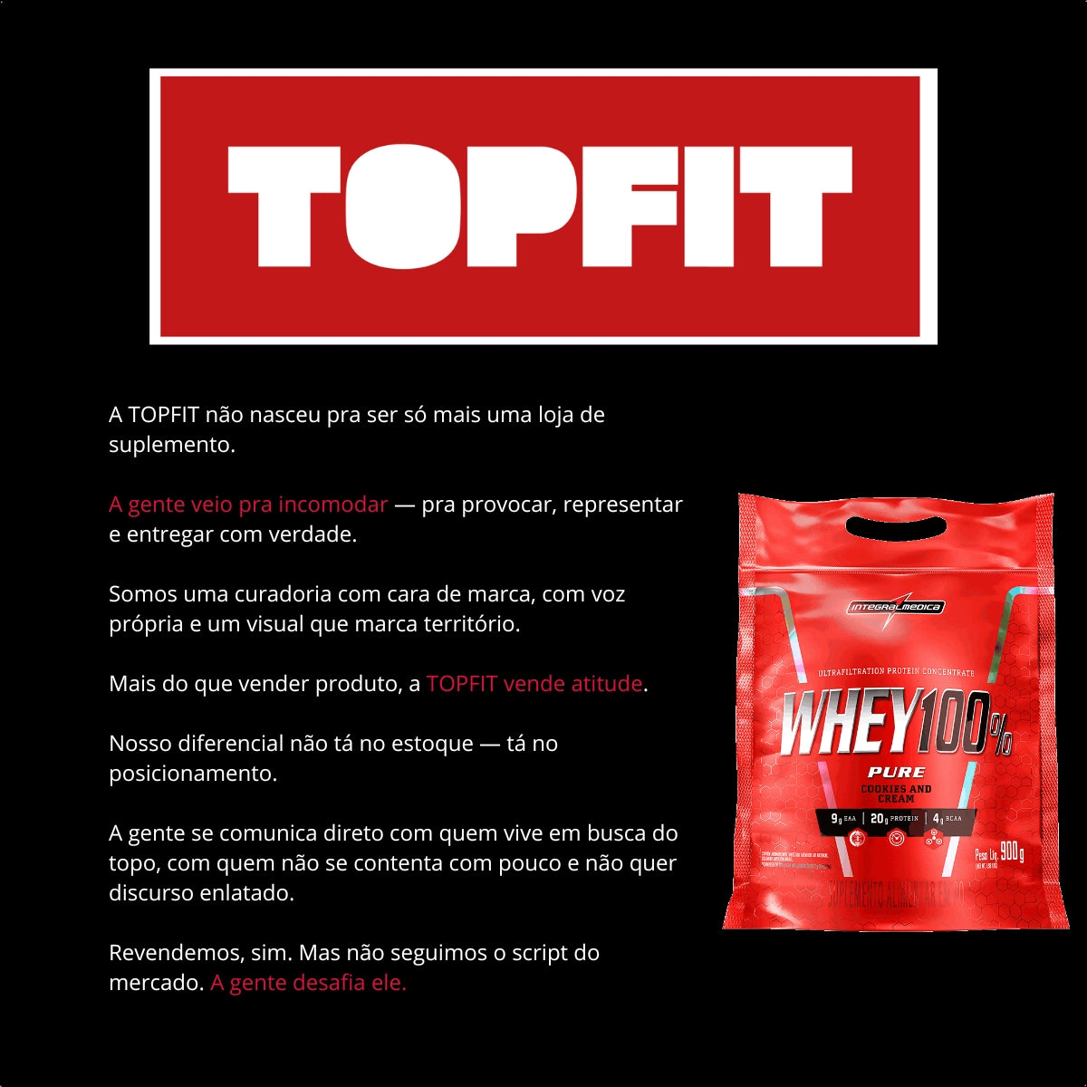 INTEGRALMEDICA - WHEY 100% PURE 900G REFIL