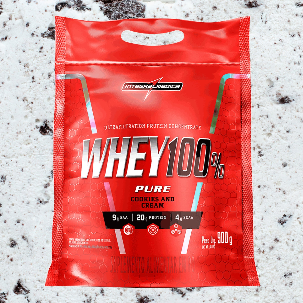 INTEGRALMEDICA - WHEY 100% PURE 900G REFIL