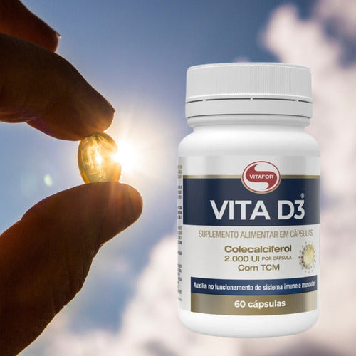 VITAFOR - VITA D3 -  60 CÁPSULAS