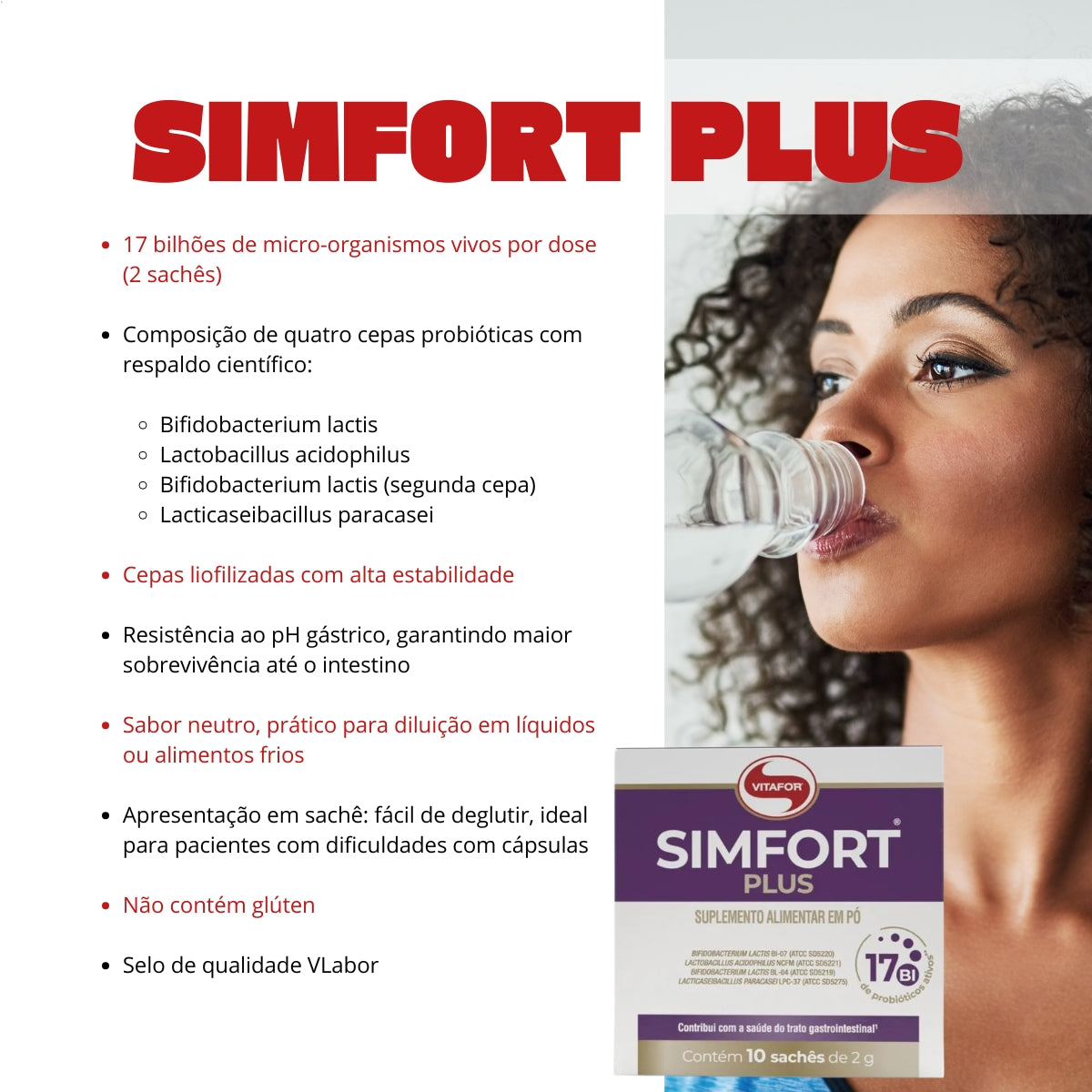 VITAFOR - SIMFORT PLUS 10 SACHES