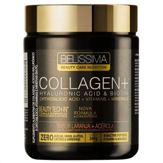BELÍSSIMA - COLÁGENO VERISOL + ÁCIDO HIALURÔNICO 264G