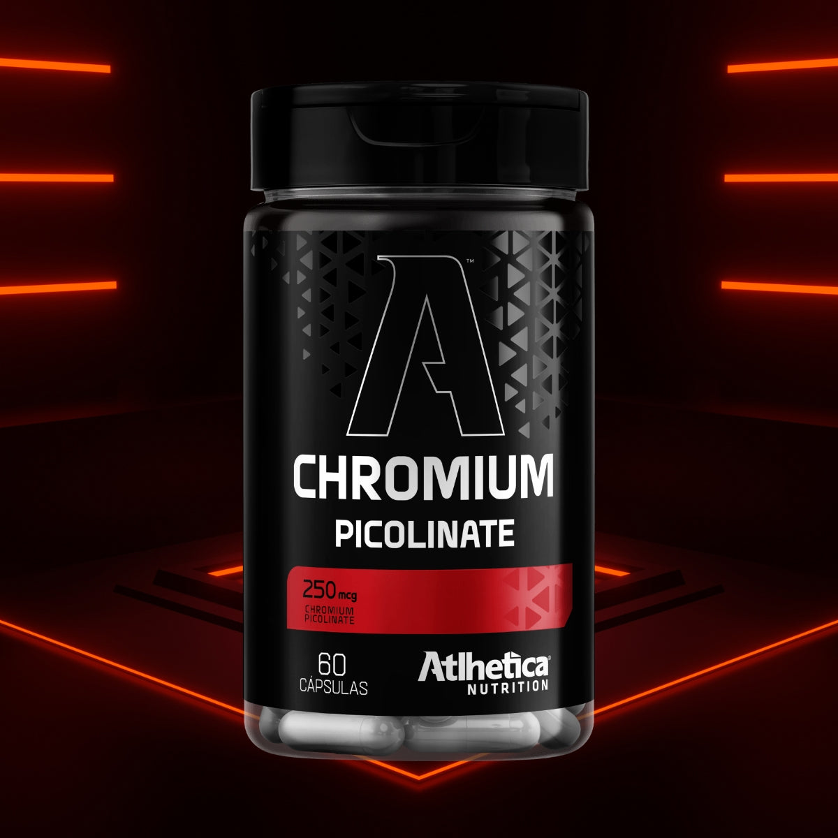 ATLHETICA - CHROMIUM PICOLINATE - 60 CAPSULAS