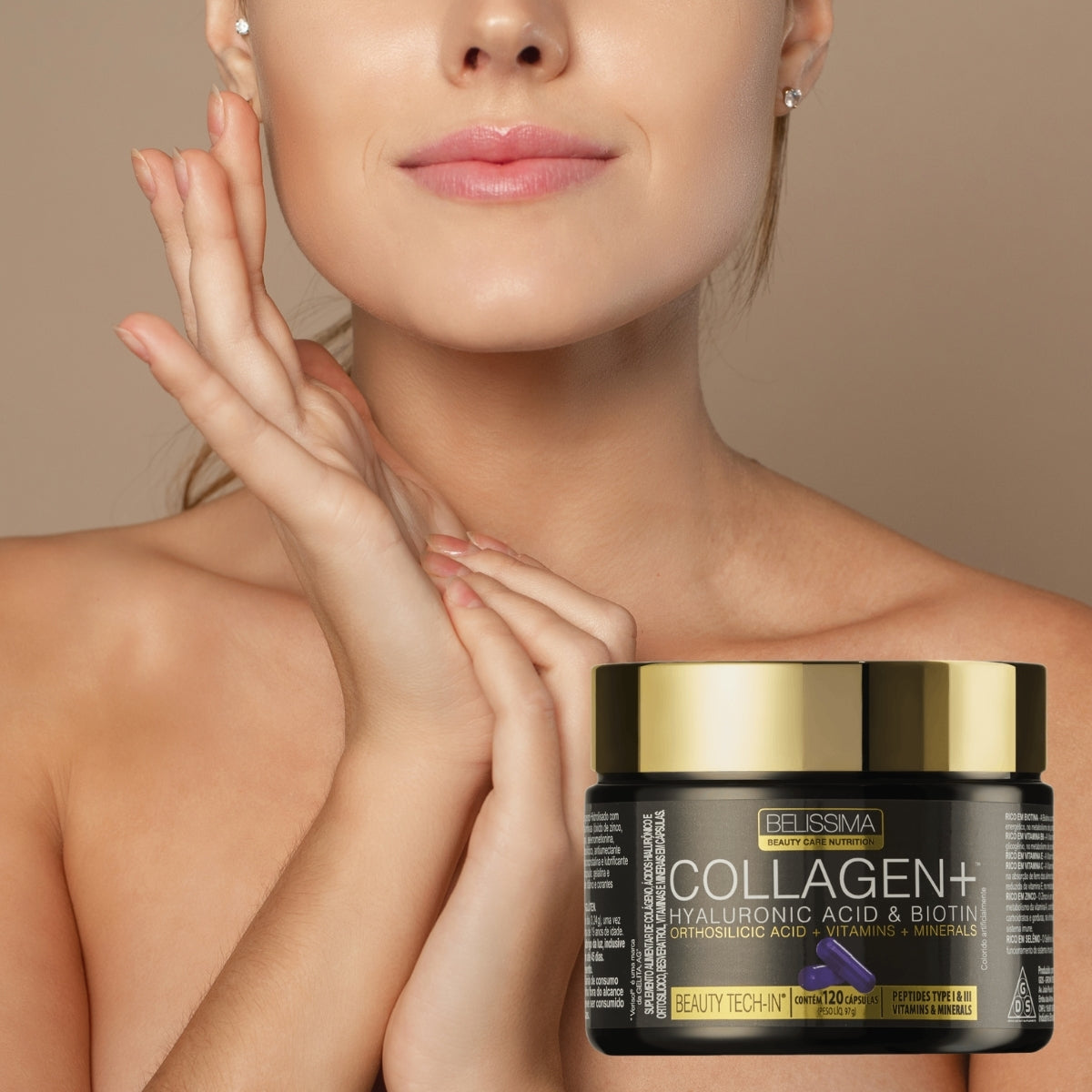 BELÍSSIMA - COLÁGENO PLUS VERISOL - 120 CAPSULAS