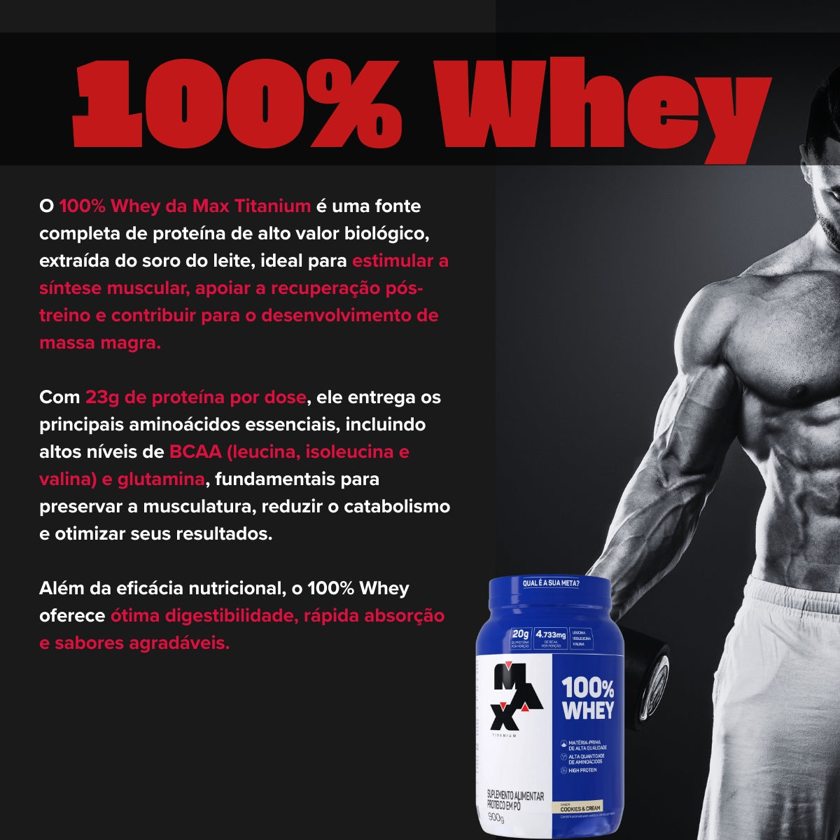 MAX - 100% WHEY 900G REFIL