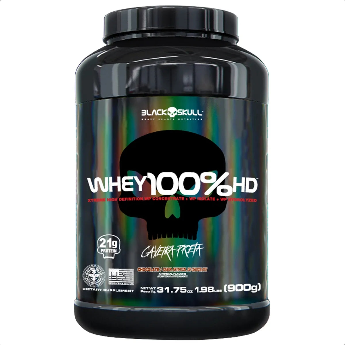 BLACK - WHEY 100% HD 900G POTE