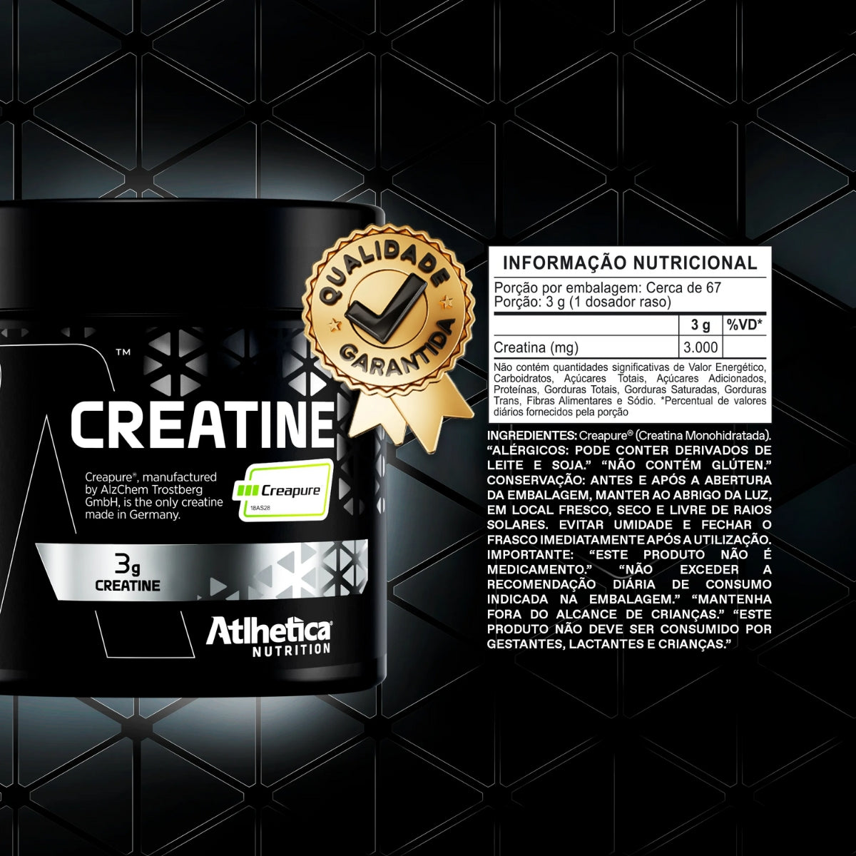 ATLHETICA - CREATINE CREAPURE 200G