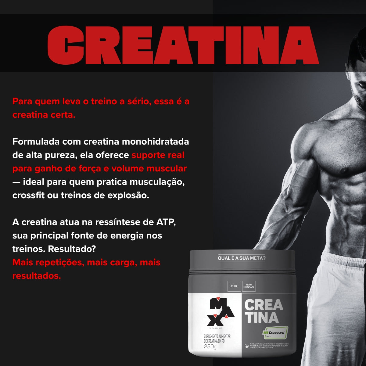 MAX - CREATINE CREAPURE 250G