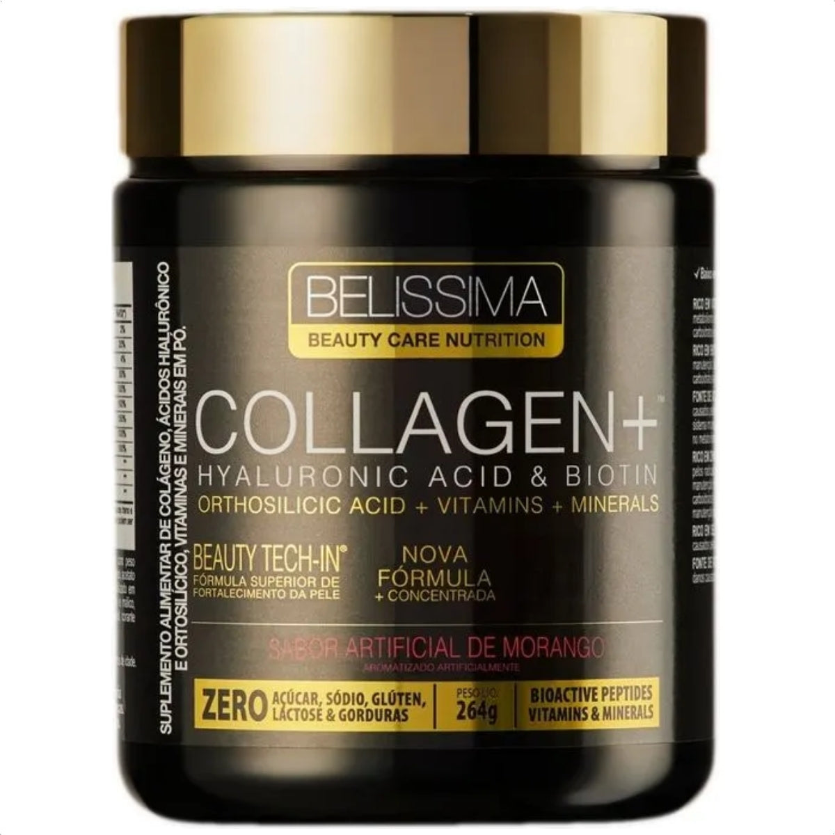 BELÍSSIMA - COLÁGENO VERISOL + ÁCIDO HIALURÔNICO 264G