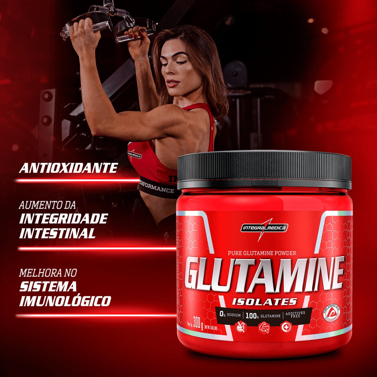 INTEGRALMEDICA - GLUTAMINE 300G