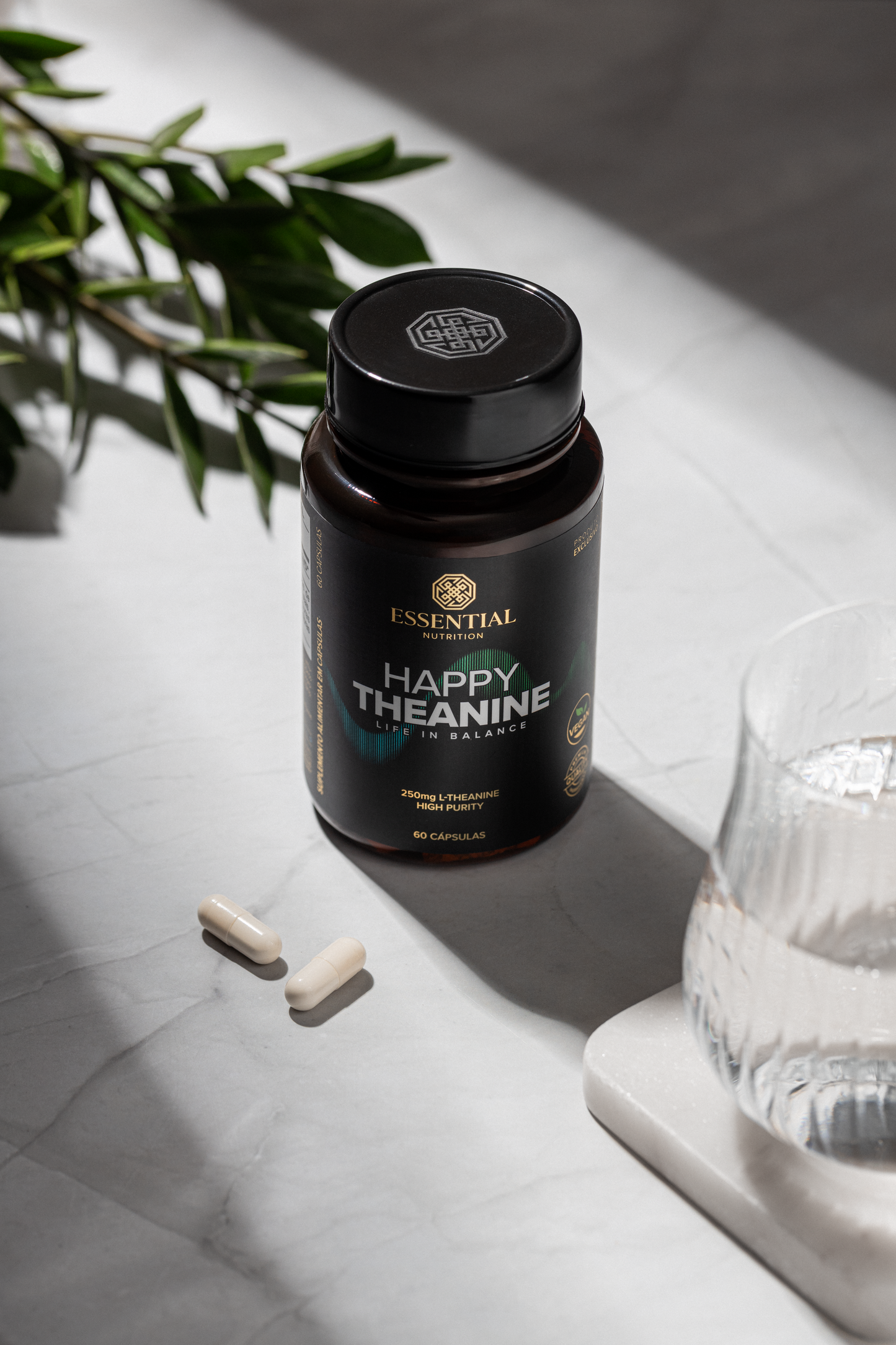 ESSENTIAL - HAPPY THEANINE - 60 CAPSULAS