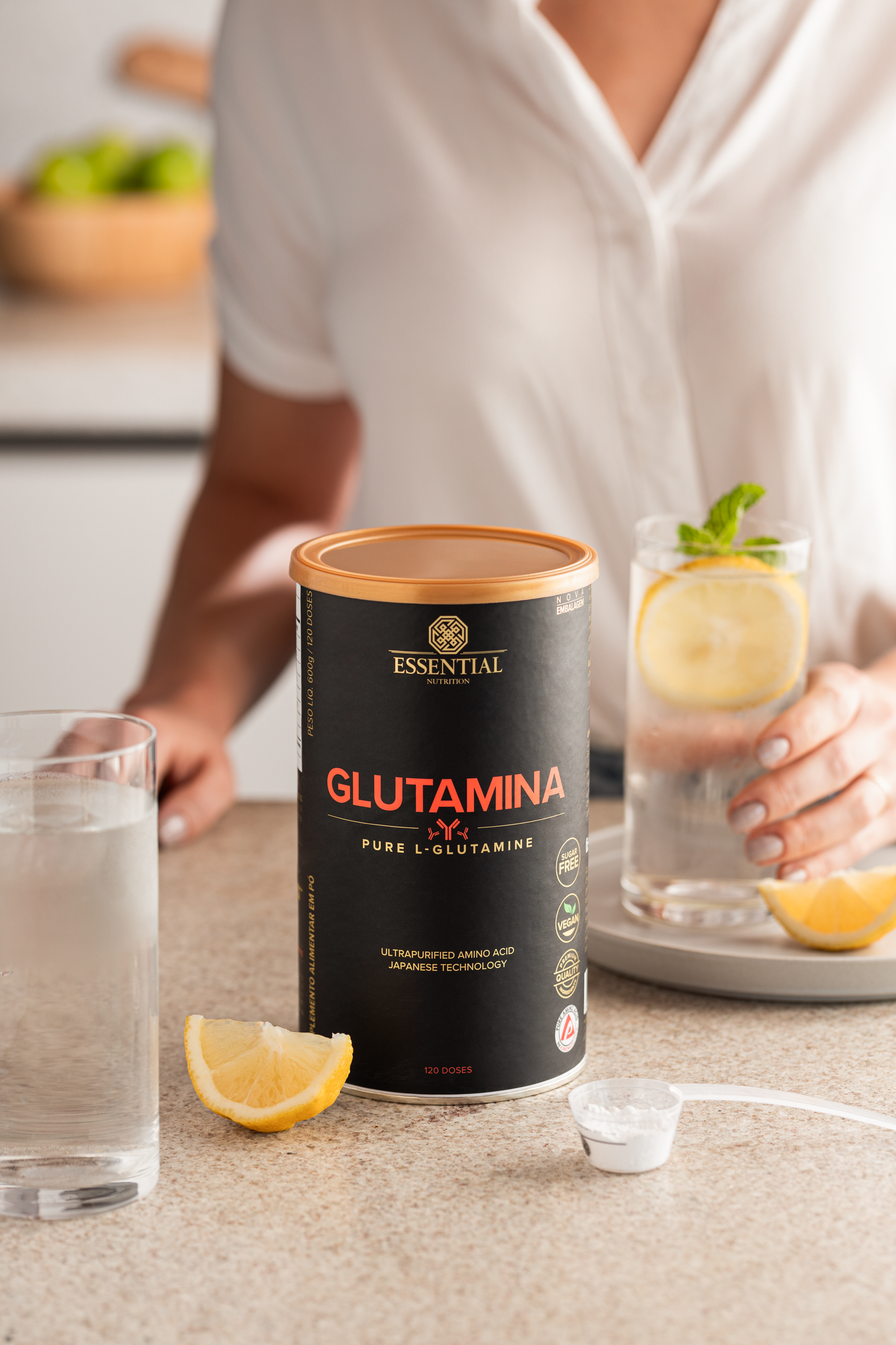 ESSENTIAL - GLUTAMINA 600G