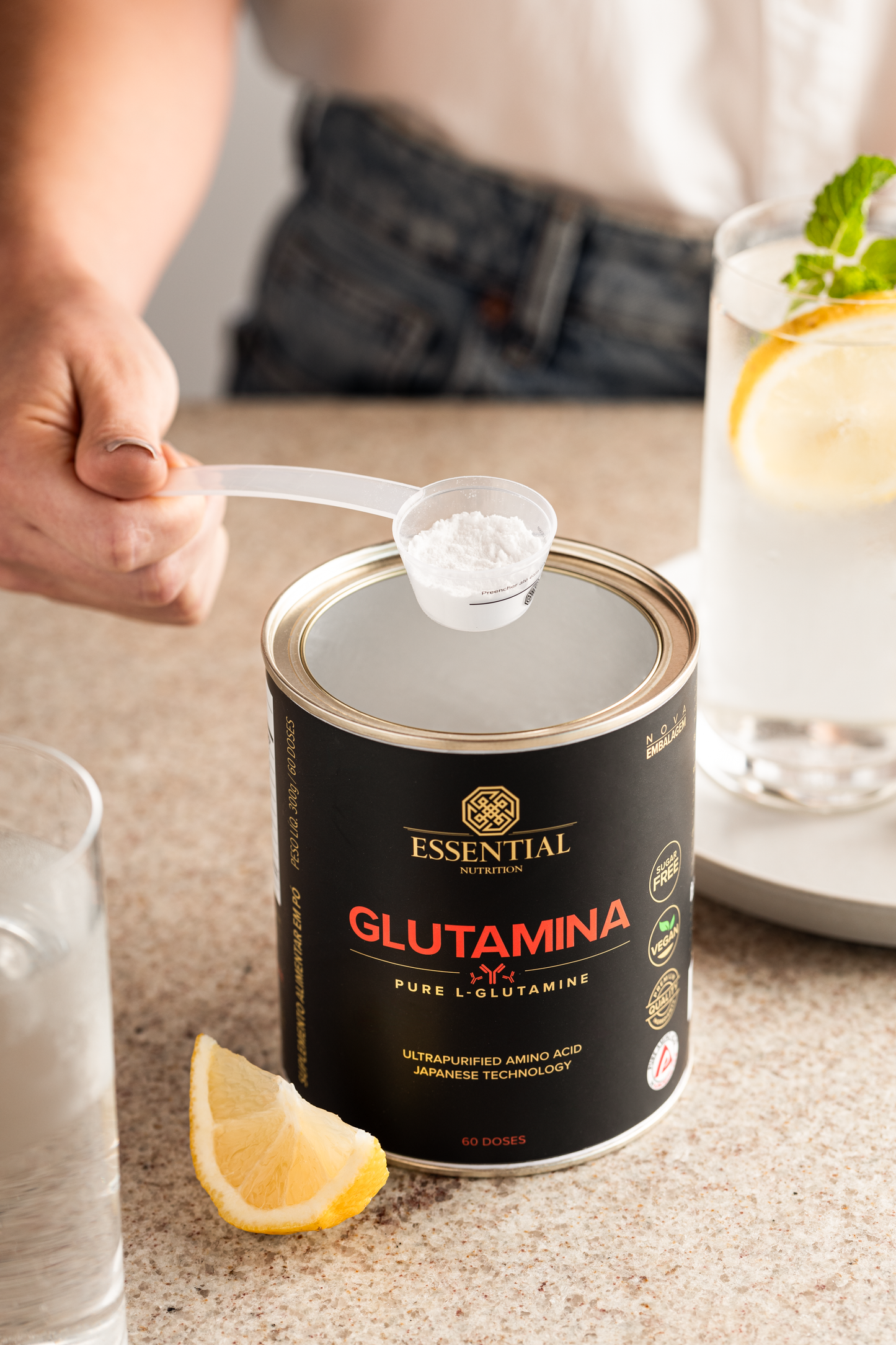 ESSENTIAL - GLUTAMINA 600G
