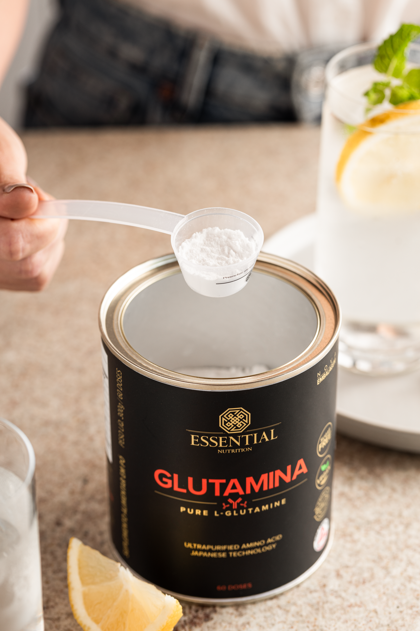 ESSENTIAL - GLUTAMINA 600G