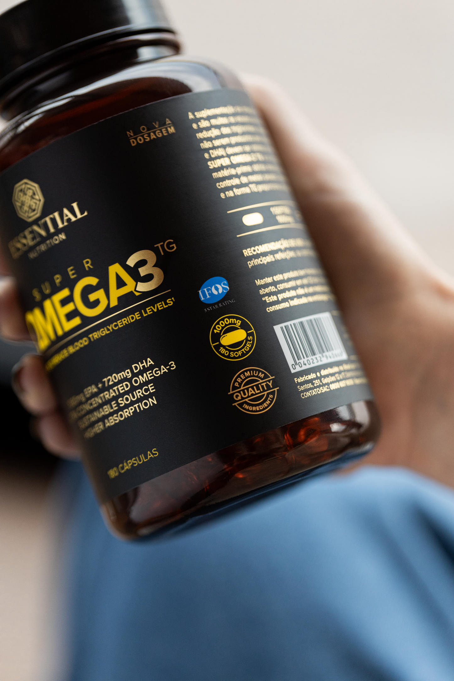 ESSENTIAL - Super Omega 3 TG - 180 capsulas